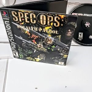 Spec Ops Stealth Patrol PlayStation 1‎ Take-Two Interactive 2000 CD Compact Disc